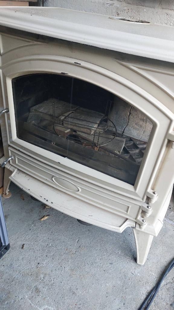 Poêle à bois dovre 11kw, Enlèvement, Utilisé, Bois, Autoportant