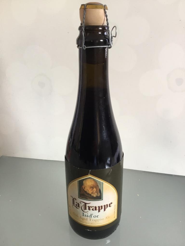 Trappiste bouteille pleine la trappe isid or oak aged, Ophalen of Verzenden, Zo goed als nieuw, Flesje(s), La Trappe