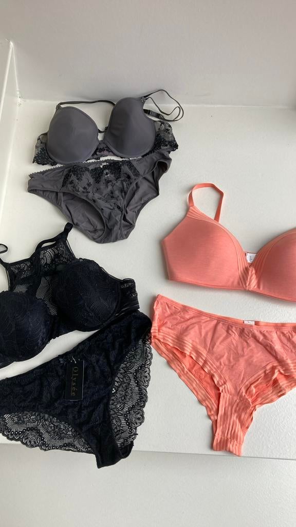 351 lingeriesets passionata(fr: 100B) en sloggi L, Passionata, Enlèvement ou Envoi, Noir, Ensemble