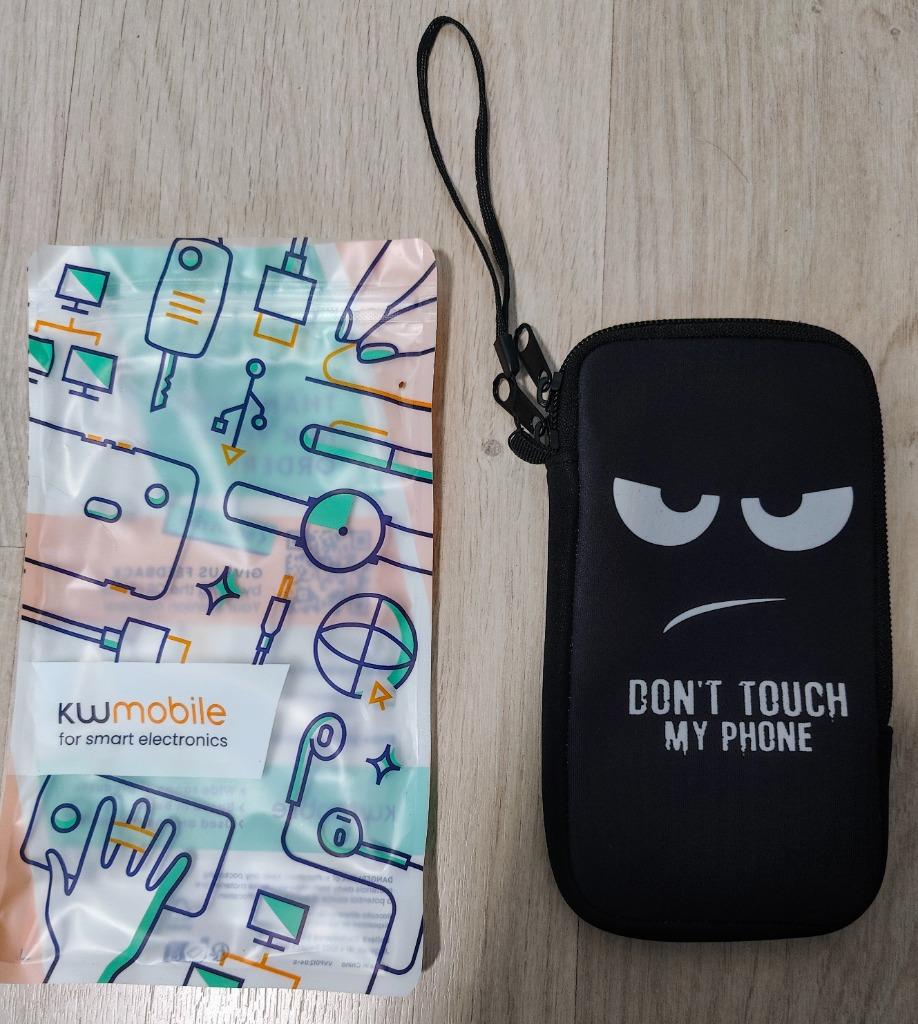 Pochette néoprène smartphone humour - "Don't touch my phone", Enlèvement, Neuf, Protection, Autres marques