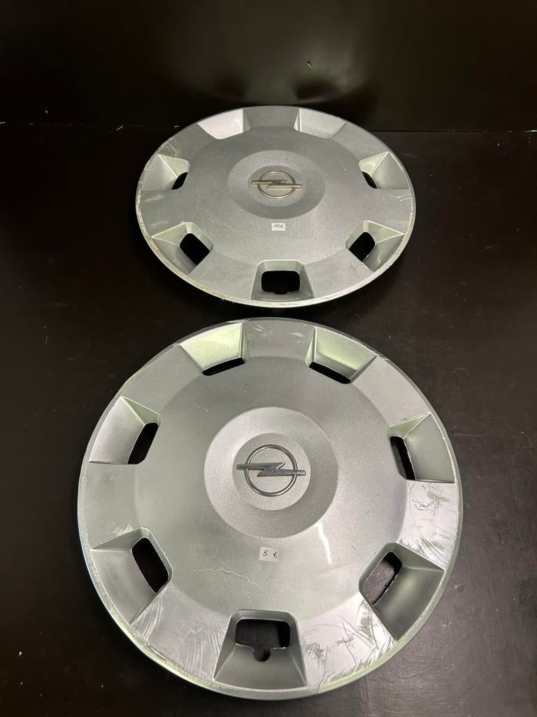 2 enjoliveurs Opel corsa astra combo 14", Autos : Divers, Enjoliveurs, Utilisé, Enlèvement ou Envoi