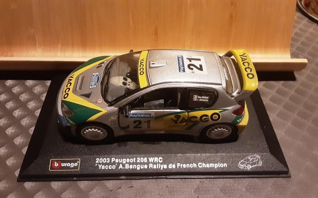 PEUGEOT 206 wrc miniatuur, Enlèvement ou Envoi, Neuf