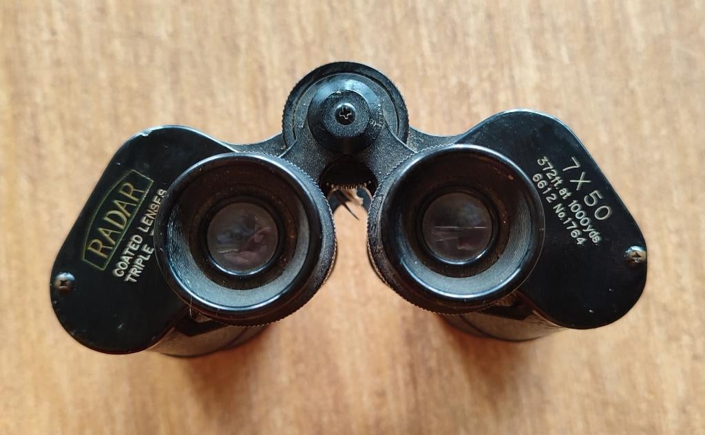 Paire de jumelles optiques vintage 7x50 Radar Douane, Enlèvement, Gendarmerie, Autres types