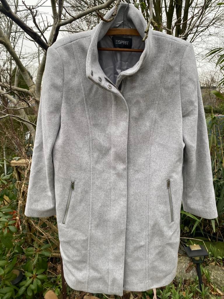 Lichtgrijze winterjas Esprit, XL, Vêtements | Femmes, Vestes | Été, Comme neuf, Taille 46/48 (XL) ou plus grande, Enlèvement