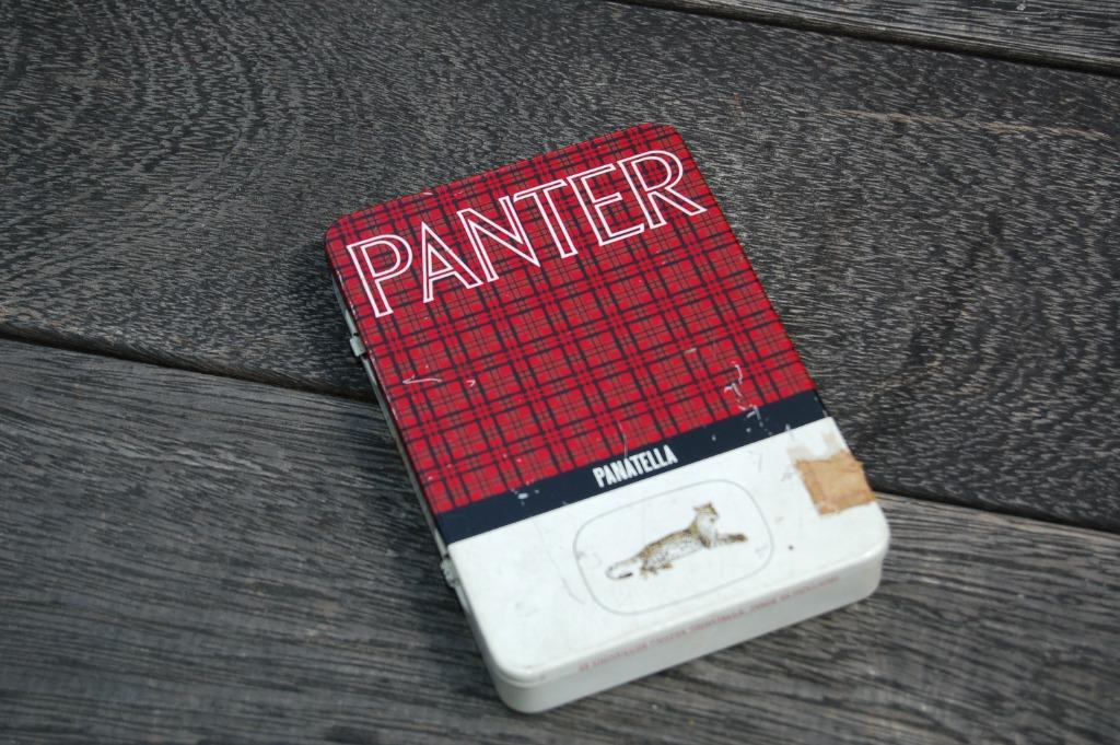 Ancienne boite en tôle de cigares, Collections, Articles de fumeurs, Briquets & Boîtes d'allumettes, Utilisé, Boite à tabac ou Emballage