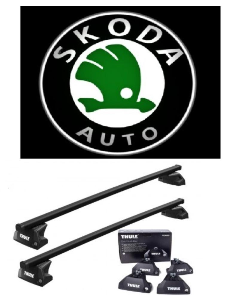 Barres de toit THULE à louer pour SKODA, Autos : Divers, Porte-bagages, Enlèvement, Comme neuf