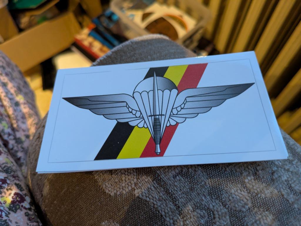 Sticker leger, Ophalen of Verzenden, Landmacht, Overige typen