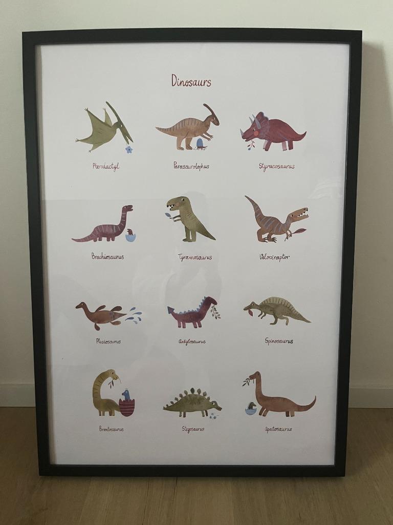 Mushie Poster Large Dinosaurs (nieuw in verpakking), Ophalen of Verzenden