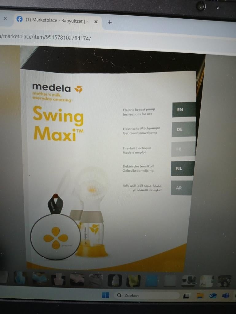 Medela swing maxi borstvoedingsset en extra flesjes, Enlèvement ou Envoi, Comme neuf