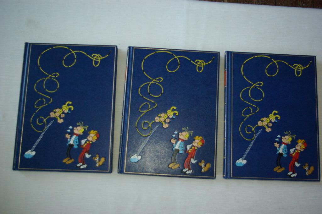Lot de 3 intégrales Spirou BD DUPUIS Franquin ROMBALDI, Boeken, Stripverhalen, Zo goed als nieuw, Meerdere stripboeken, Ophalen of Verzenden