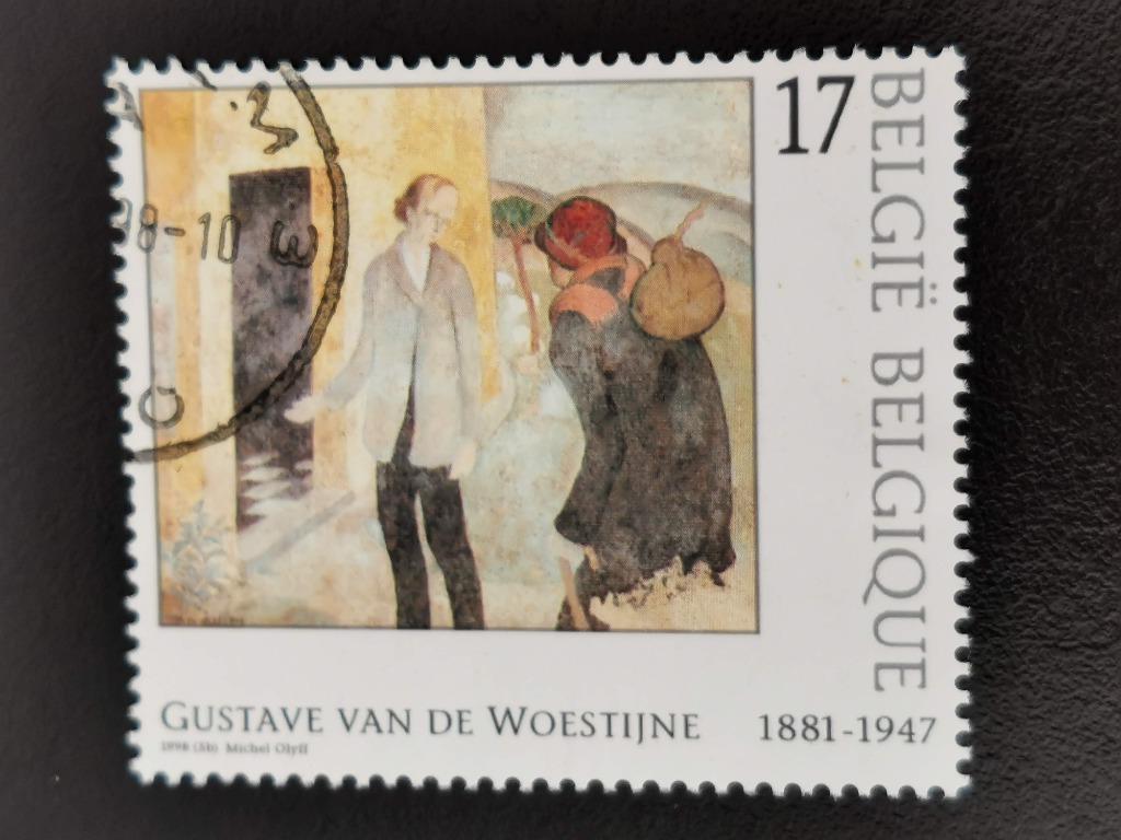Belgie 1998 - Kunst - Gustave van de Woestijne, Ophalen of Verzenden, Gestempeld, Kunst
