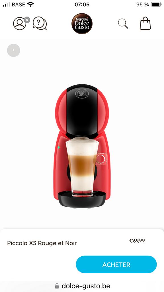 Dolce Gusto XS/ Valeur: €70/ Neuve, Enlèvement, Neuf