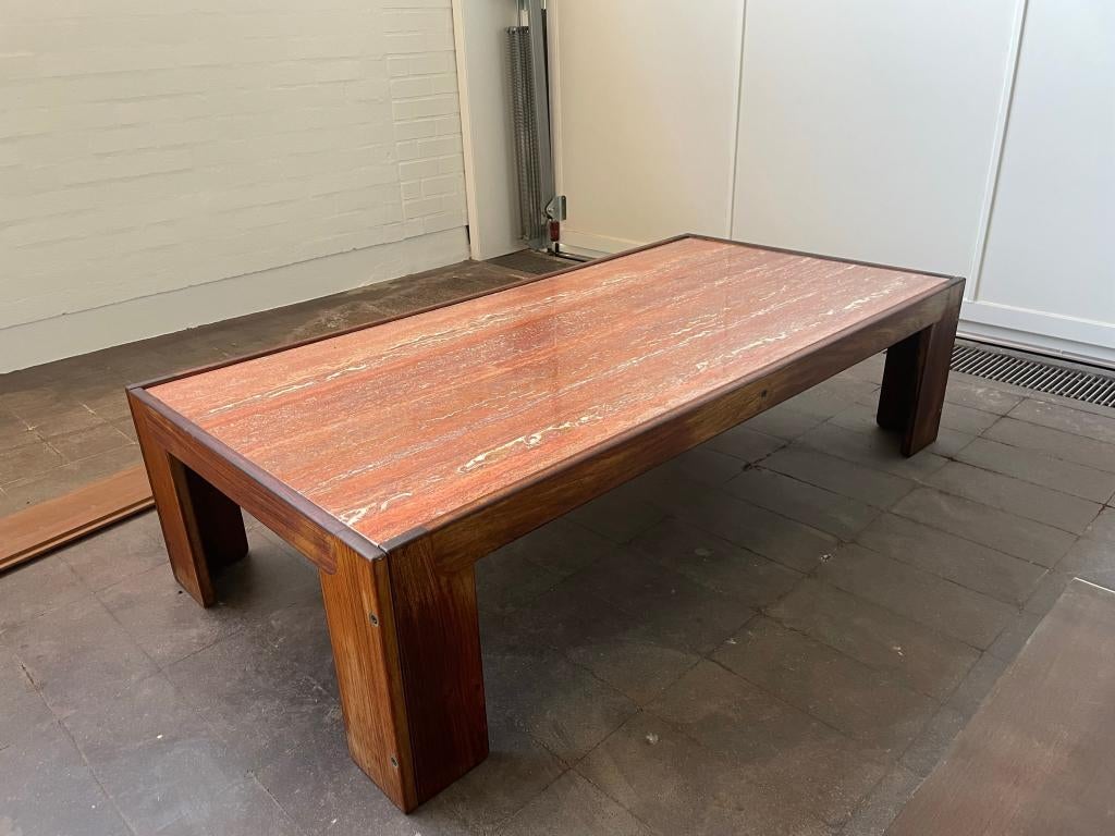vintage salontafel Afra en Tobia Scarpa, Maison & Meubles, 100 à 150 cm, Moins de 50 cm, Enlèvement, Utilisé
