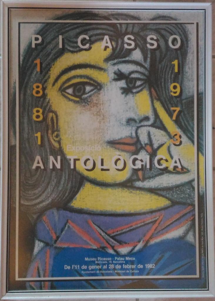 Pablo Picasso affiche Antologica, Antiek en Kunst, Ophalen