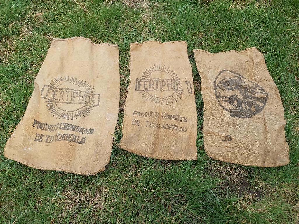 Jutte zakken verschillende afmetingen, Ophalen