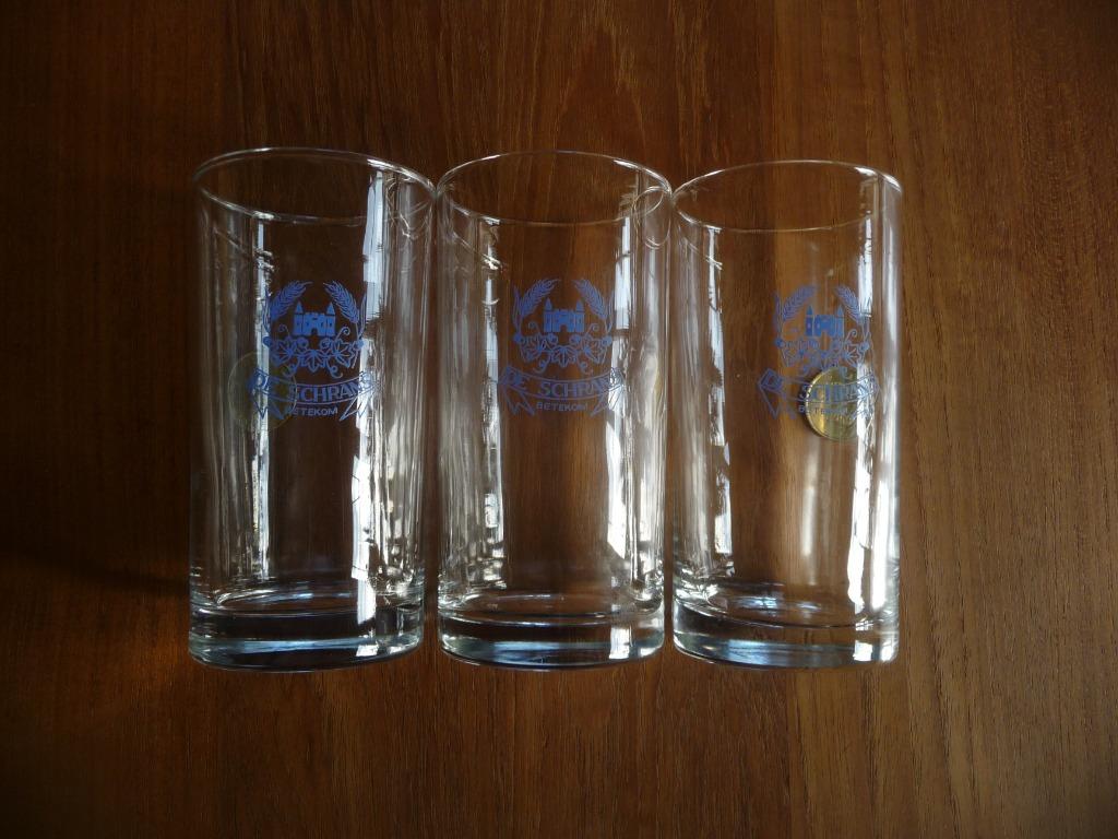 3 glazen De Schrans Betekom, Ophalen of Verzenden, Zo goed als nieuw, Glas of Glazen, Overige merken