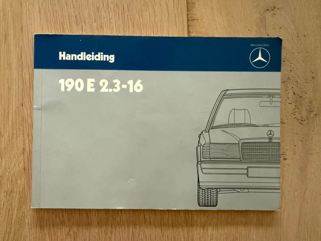 ZELDZAAM Handleiding Mercedes w201 190E 2.3-16 NL, Auto diversen, Handleidingen en Instructieboekjes, Ophalen