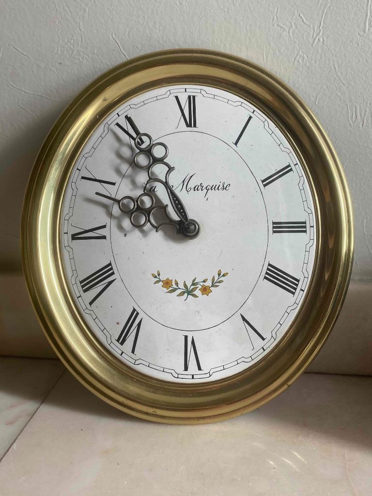 Horloge murale vintage 'La Marquise' des années 60-70, Enlèvement ou Envoi, Horloge murale