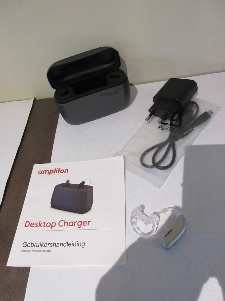 1 gehoorapparaat AMPLIFON met lader rechtse oor, Ophalen