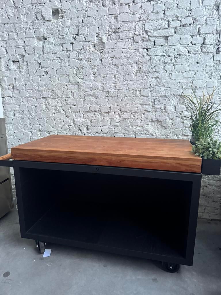 OFYR Mise en Place Table Black 135 PRO Teak Wood NIEUW!, Ophalen, Nieuw, Ofyr