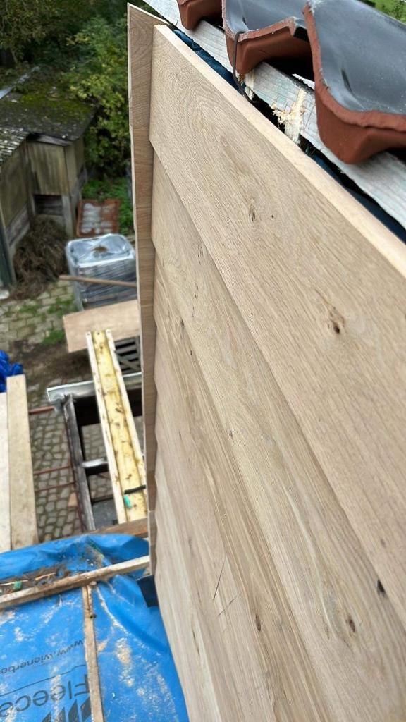Eiken rabatplanken te koop, Doe-het-zelf en Bouw, Hout en Planken, Minder dan 25 mm, Eiken, Nieuw, 200 tot 250 cm