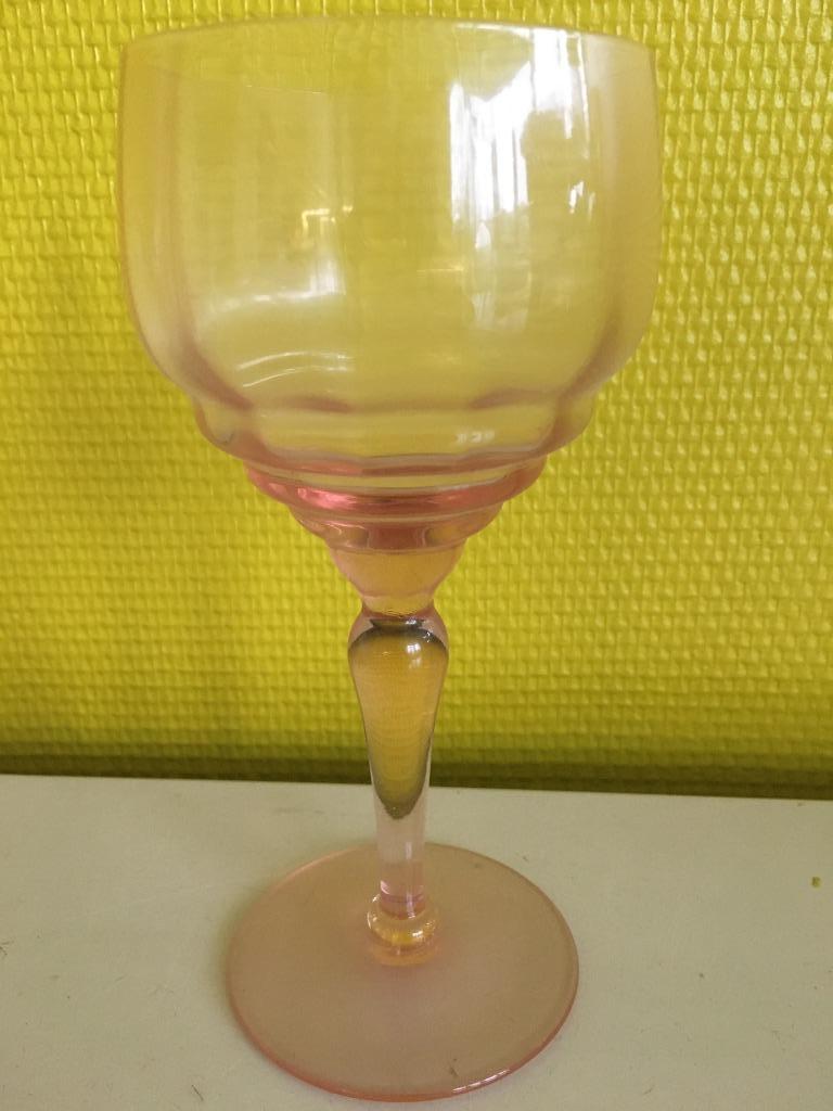 zeldzaam roos kristallen wijnglas, Enlèvement ou Envoi