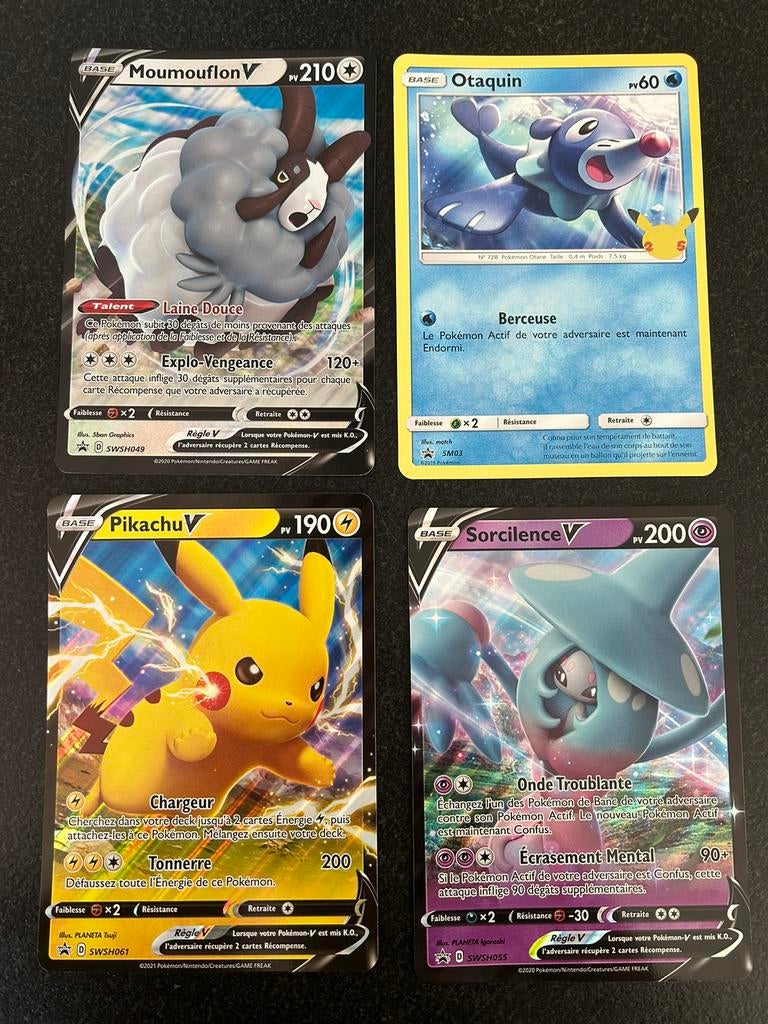Grandes cartes Pokémon (Jumbo), Comme neuf