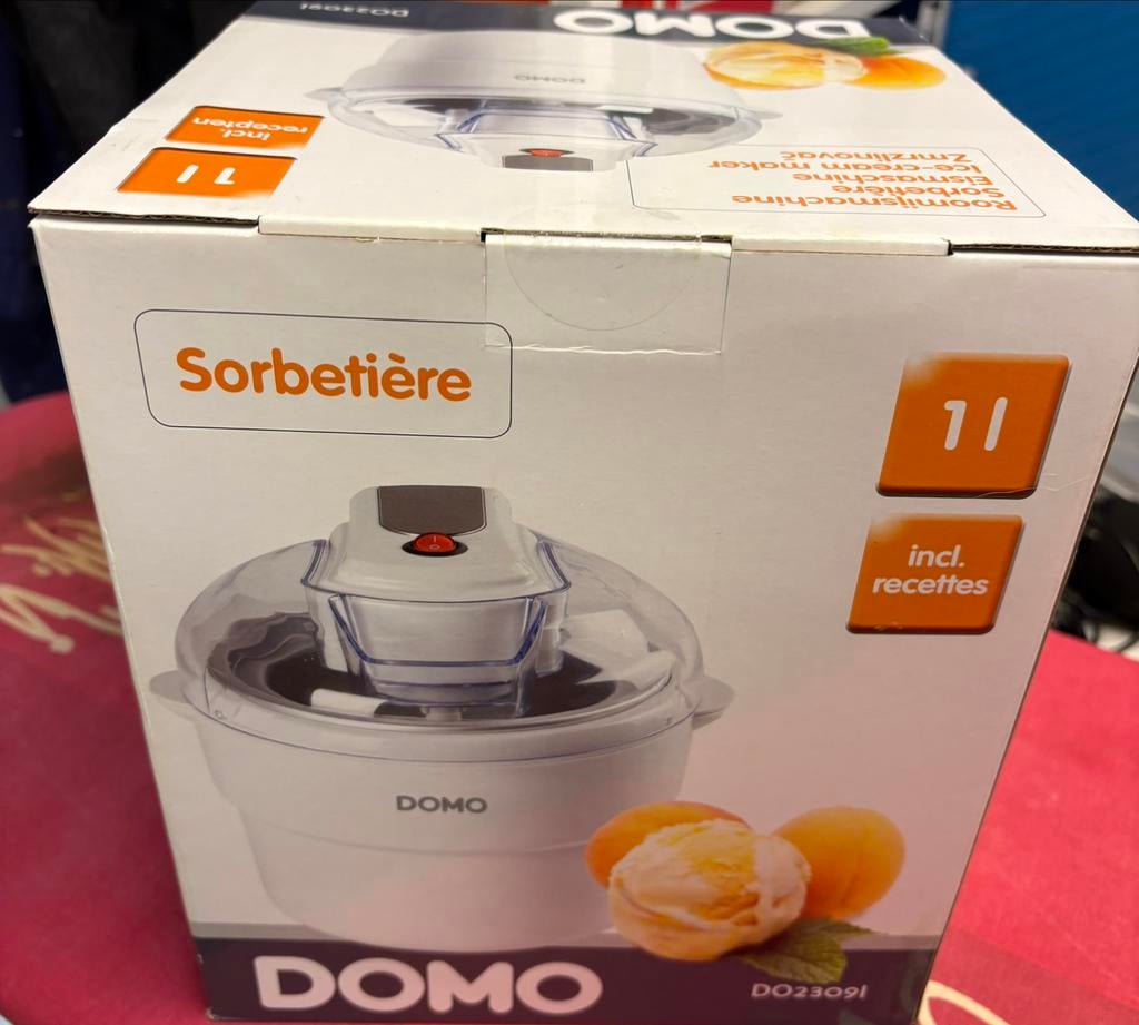 Sorbetière  van Domo - nieuw in verpakking, Ophalen of Verzenden, Zo goed als nieuw