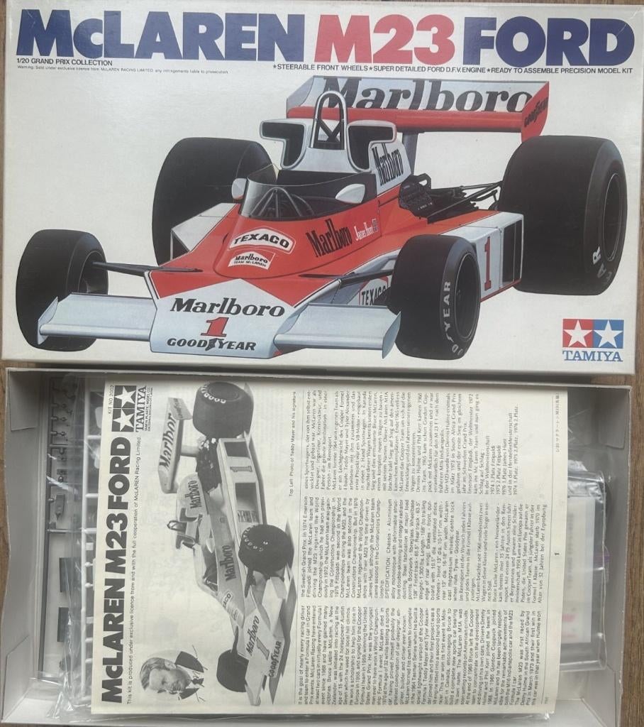 ZELDZAAM ! McLaren M23 Schaal 1:20, Hobby en Vrije tijd, Modelbouw | Auto's en Voertuigen, Auto, Groter dan 1:32, Nieuw, Ophalen of Verzenden