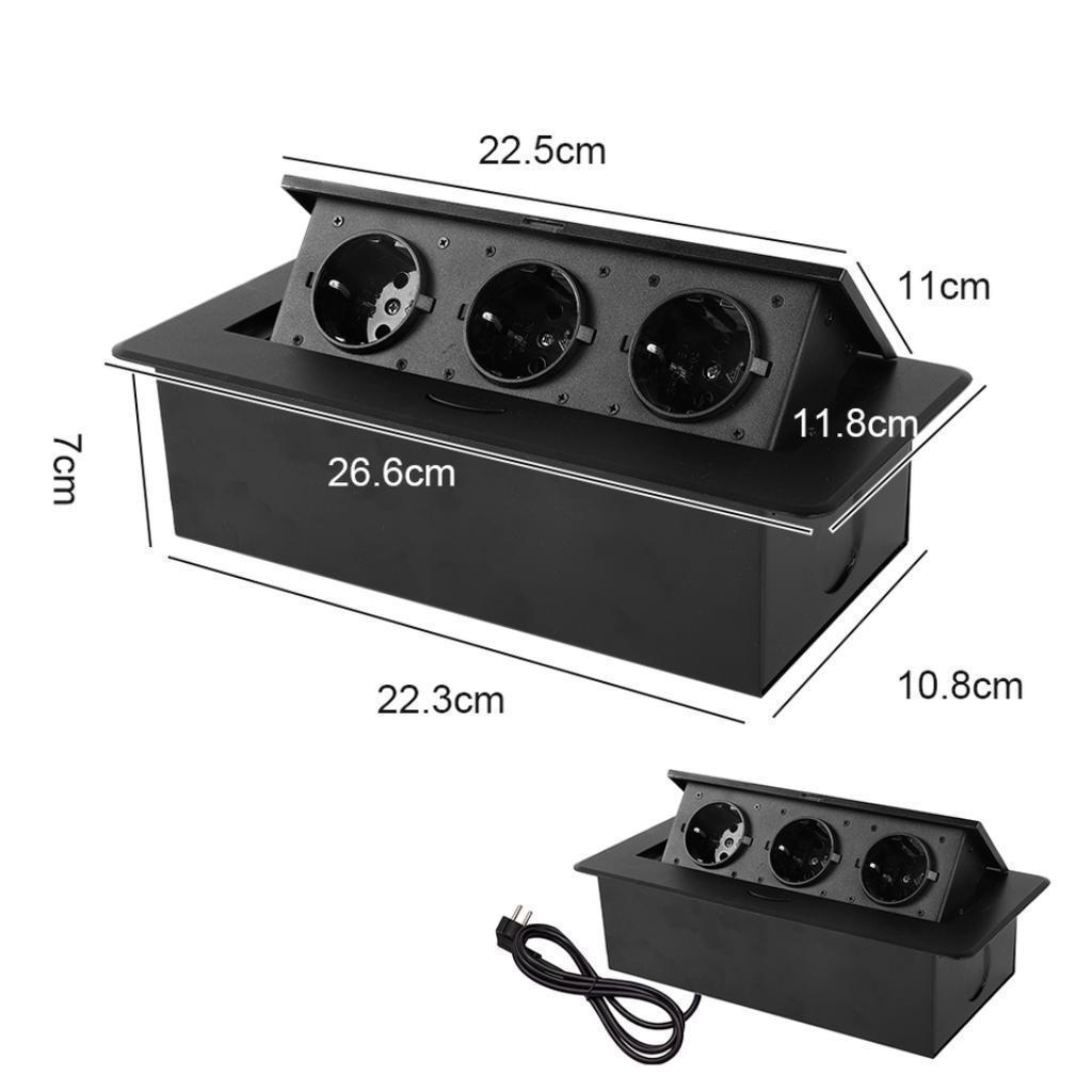 Inbouwstopcontact inbouw stopcontact keuken blad usb NIEUW, Enlèvement, Neuf