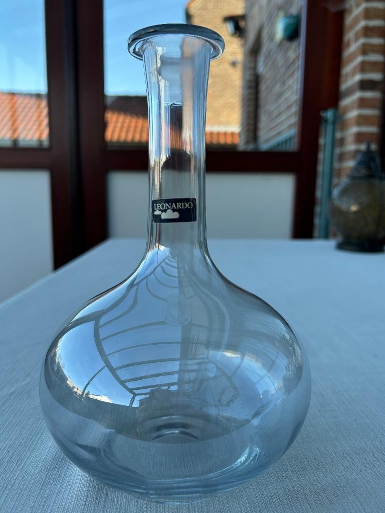 Carafe vintage LEONARDO, Verre ou Verres, Comme neuf, Verre, Enlèvement