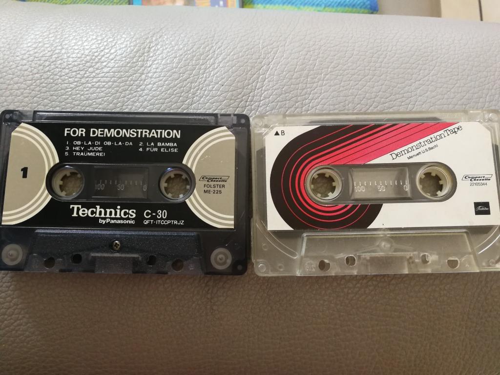 Technics C-30 for Demonstration enToshiba demonstration tape, Ophalen of Verzenden, Gebruikt, 2 t/m 25 bandjes, Origineel