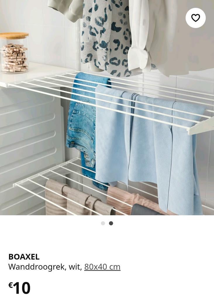 BOAXEL Wanddroogrek, Ophalen