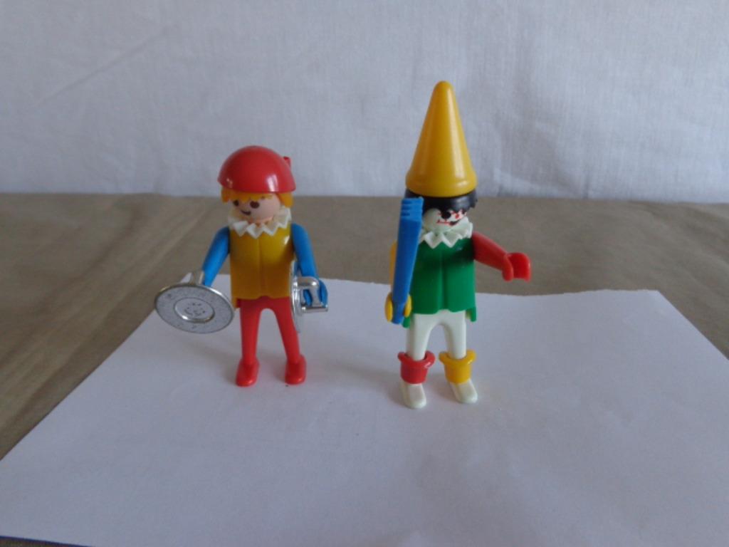 Playmobil clown - cirque/circus vintage - lot de 2 pièces, Enfants & Bébés, Enlèvement ou Envoi, Comme neuf, Playmobil en vrac