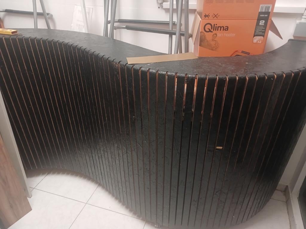 Bar met led verlichting op wielen, Ophalen