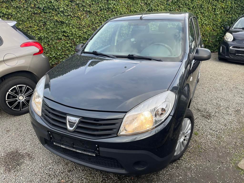 Sandero 1.2i 5drs/AIRCO!!!!!!, Auto's, Euro 5, Zwart, Elektrische ramen, Zwart