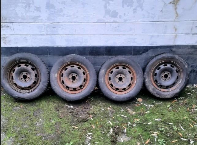 4 jantes acier 15 pouces Golf 4/ bora (5x100), Enlèvement, Utilisé, Seat