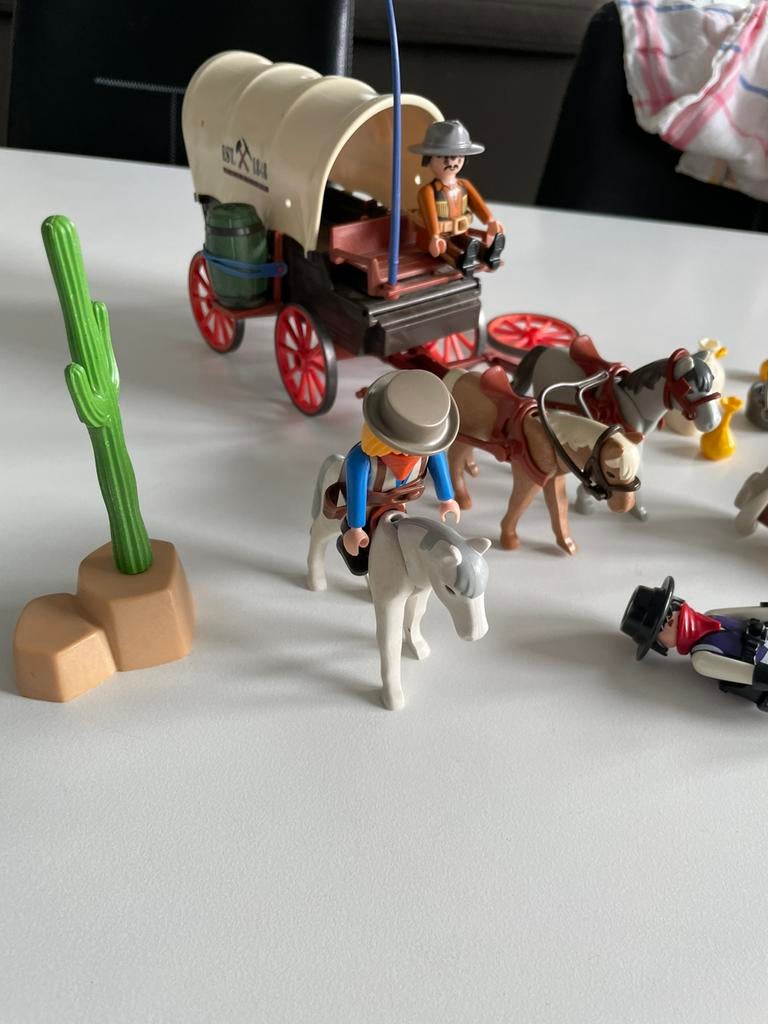 Playmobil cowboy en indianensets (lot van 6), Kinderen en Baby's, Ophalen of Verzenden, Zo goed als nieuw