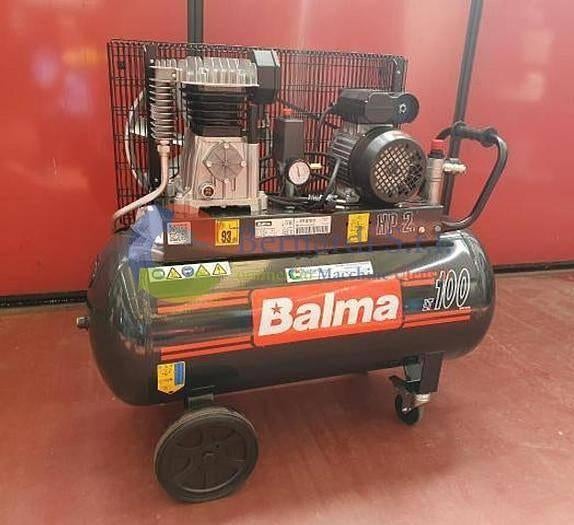 industriele compressor, mark BALMA (It), Doe-het-zelf en Bouw, Ophalen, Gebruikt, 400 tot 800 liter/min, Olievrij