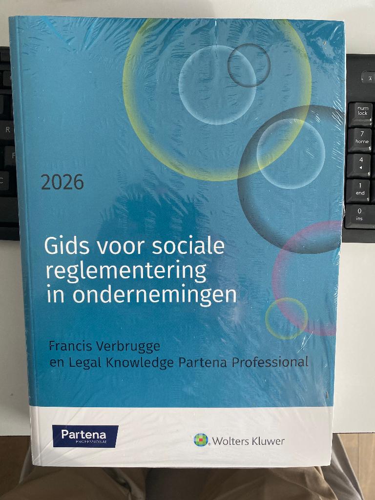 Gids voor sociale reglementering 2026 Partena, Boeken, Studieboeken en Cursussen, Ophalen, Nieuw, Overige niveaus, Wolters & Kluwers