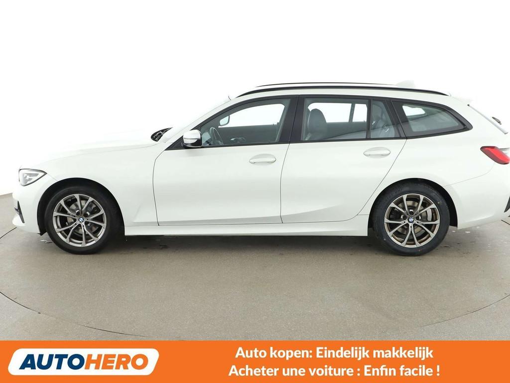 BMW 3 Serie 320 320d Sport Line (bj 2020, automaat), Auto's, Achterwielaandrijving, Start-stop-systeem, Wit, 5 deurs