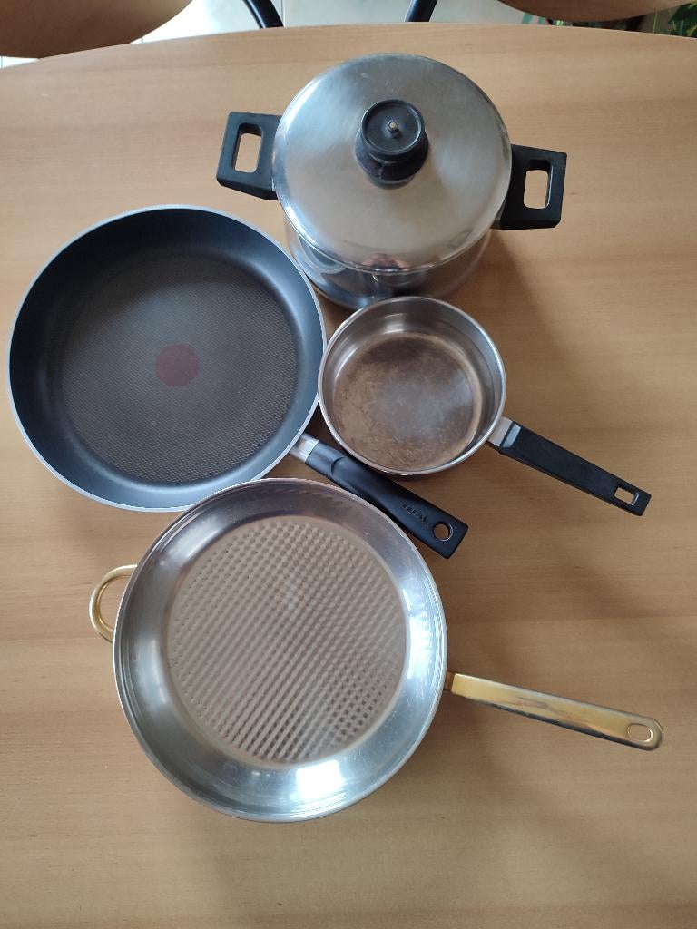 Kookpot & Pannenset, Ophalen, Gebruikt, Inox, Pannenset