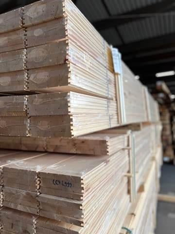 Lot de lames de parquet rustiques en pin 20x182x4500 mm, Enlèvement ou Envoi, Neuf, 250 cm ou plus, Planches