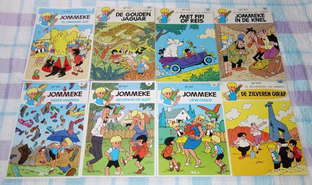Verzameling strips Jommeke in kleur., Boeken, Stripverhalen, Meerdere stripboeken, Ophalen of Verzenden, Gelezen, Jef Nys.