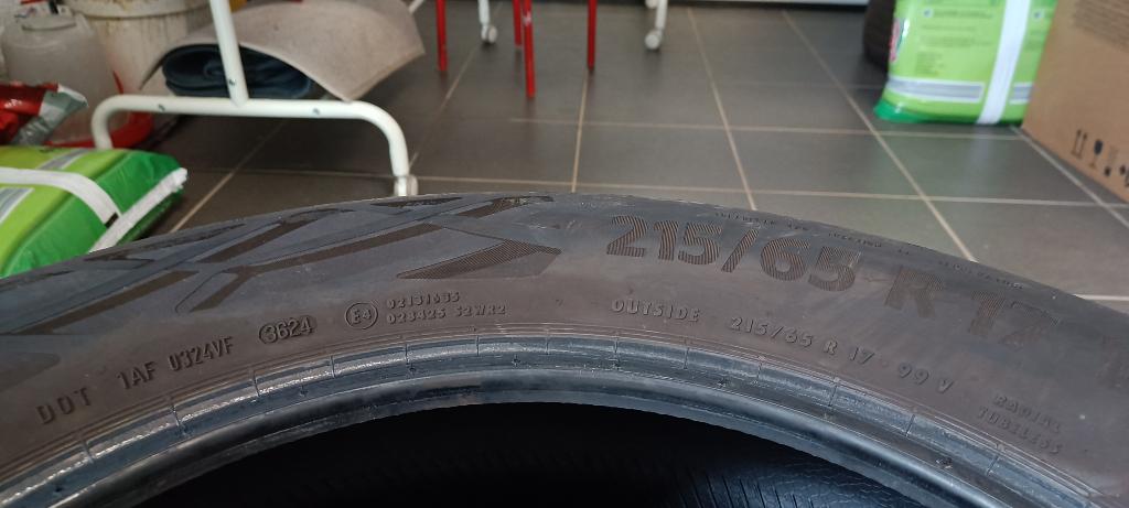 4 17-inch zomer banden, bijna nieuw, Auto-onderdelen, 215 mm, Nieuw, 17 inch, Ophalen of Verzenden