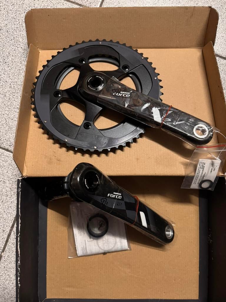 Sram force crank 172,5 (53x39), Enlèvement ou Envoi, Neuf, Vélo de course, Pédalier ou Pédales