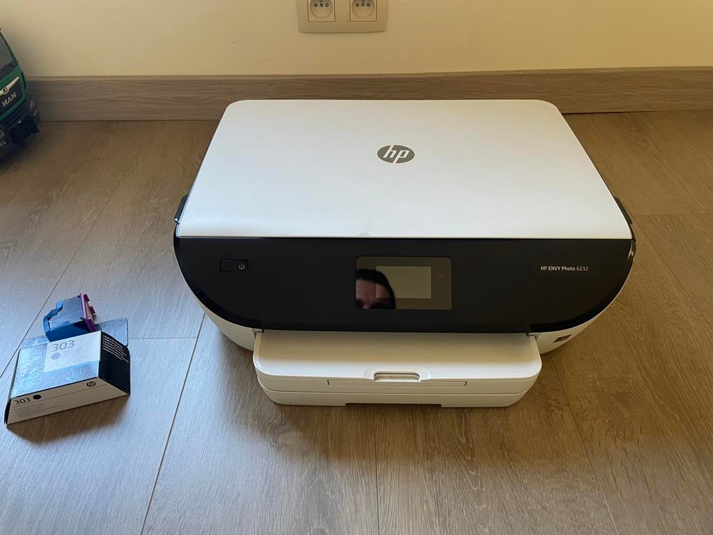 Imprimante HP avec scanner, Enlèvement, Comme neuf, Impression noir et blanc, Imprimante