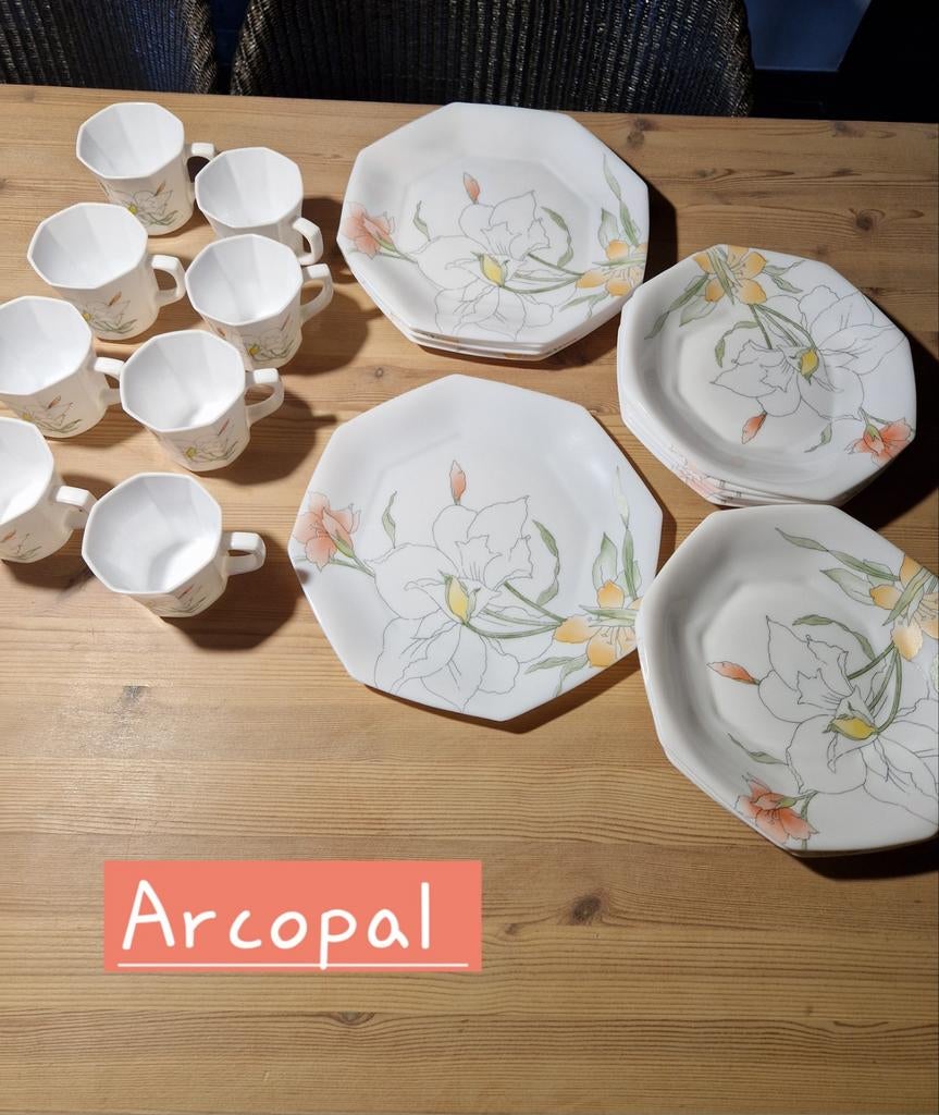 Arcopal 24-delige set, Antiek en Kunst, Ophalen of Verzenden