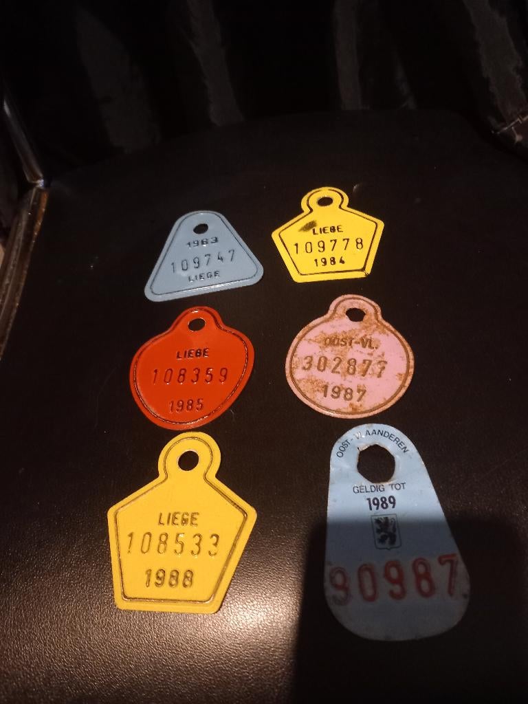 Anciennes plaques vélos, Collections, Enlèvement ou Envoi, Utilisé