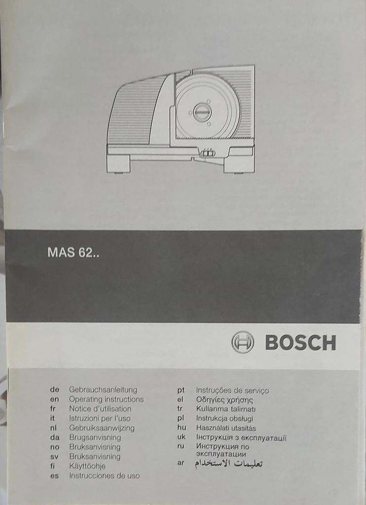 Trancheuse électrique Bosch MAS 62 – Comme neuve, Articles professionnels, Enlèvement